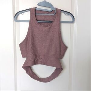 Outdoor Voices Dusty Purple Crop Top/ Sports bra